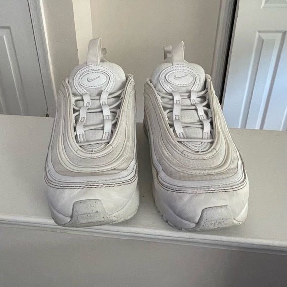 Size 13 pre school Nike air max 97 all white - Picture 2 of 7